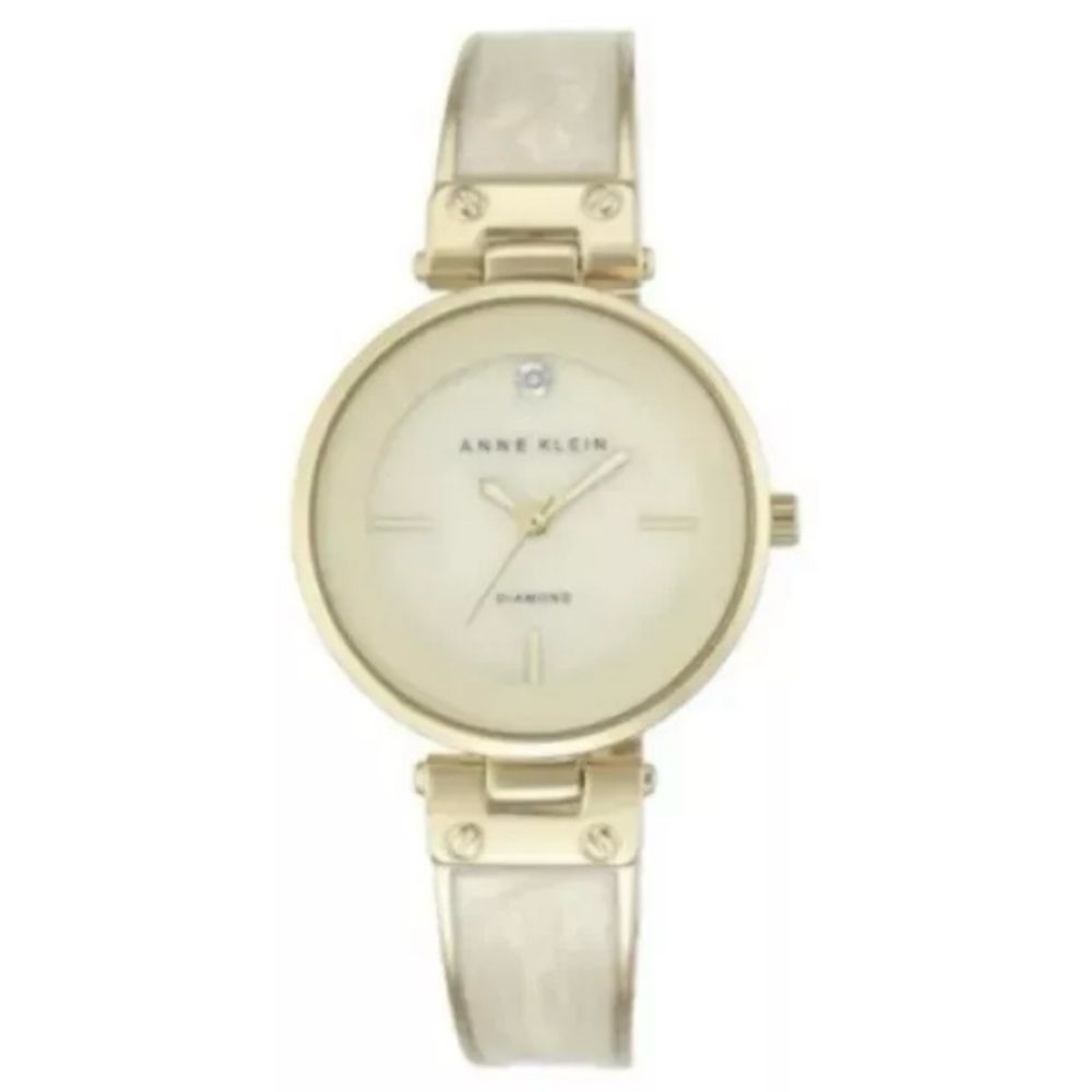 Anne Klein Women’s Gold & Ivory Bracelet Watch